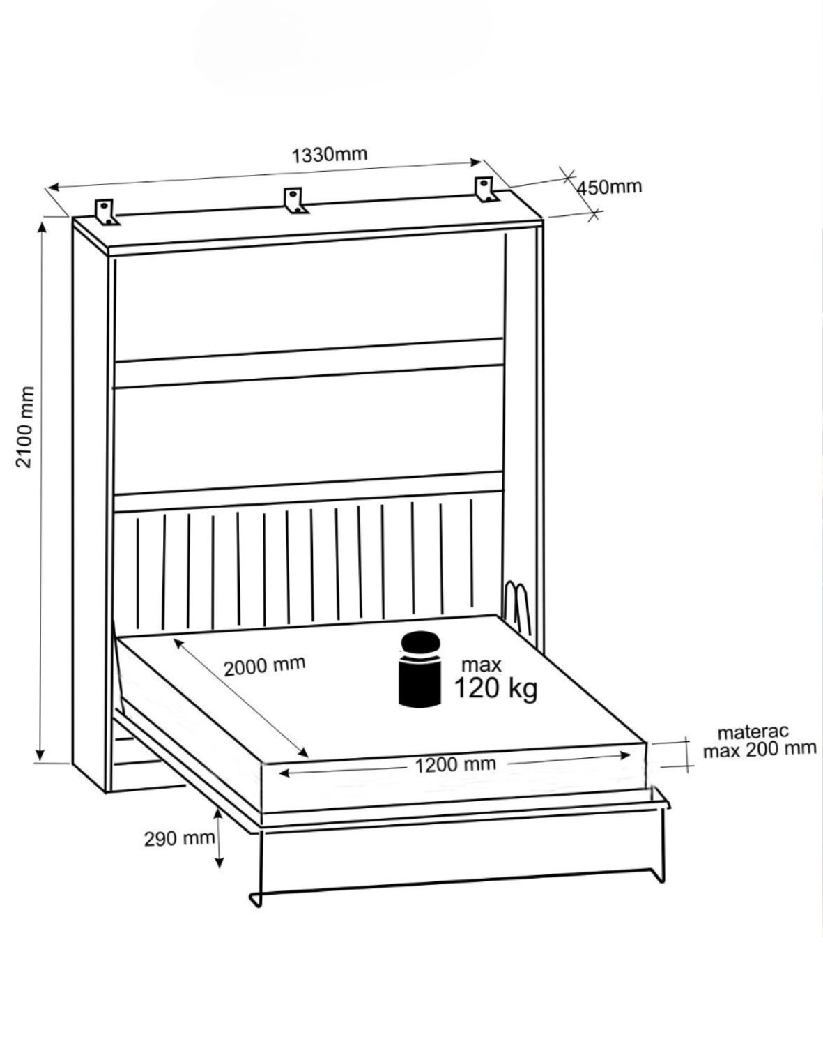 polkotapczan flexi bed lumi zolty curry