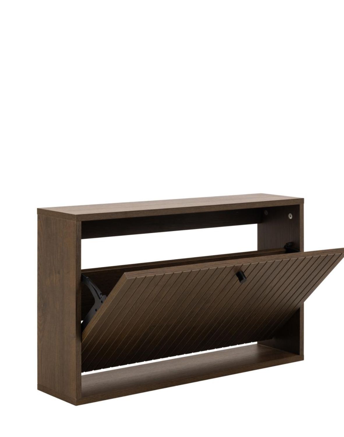 wisząca szafka na buty albany, ciemny dąb (05863)