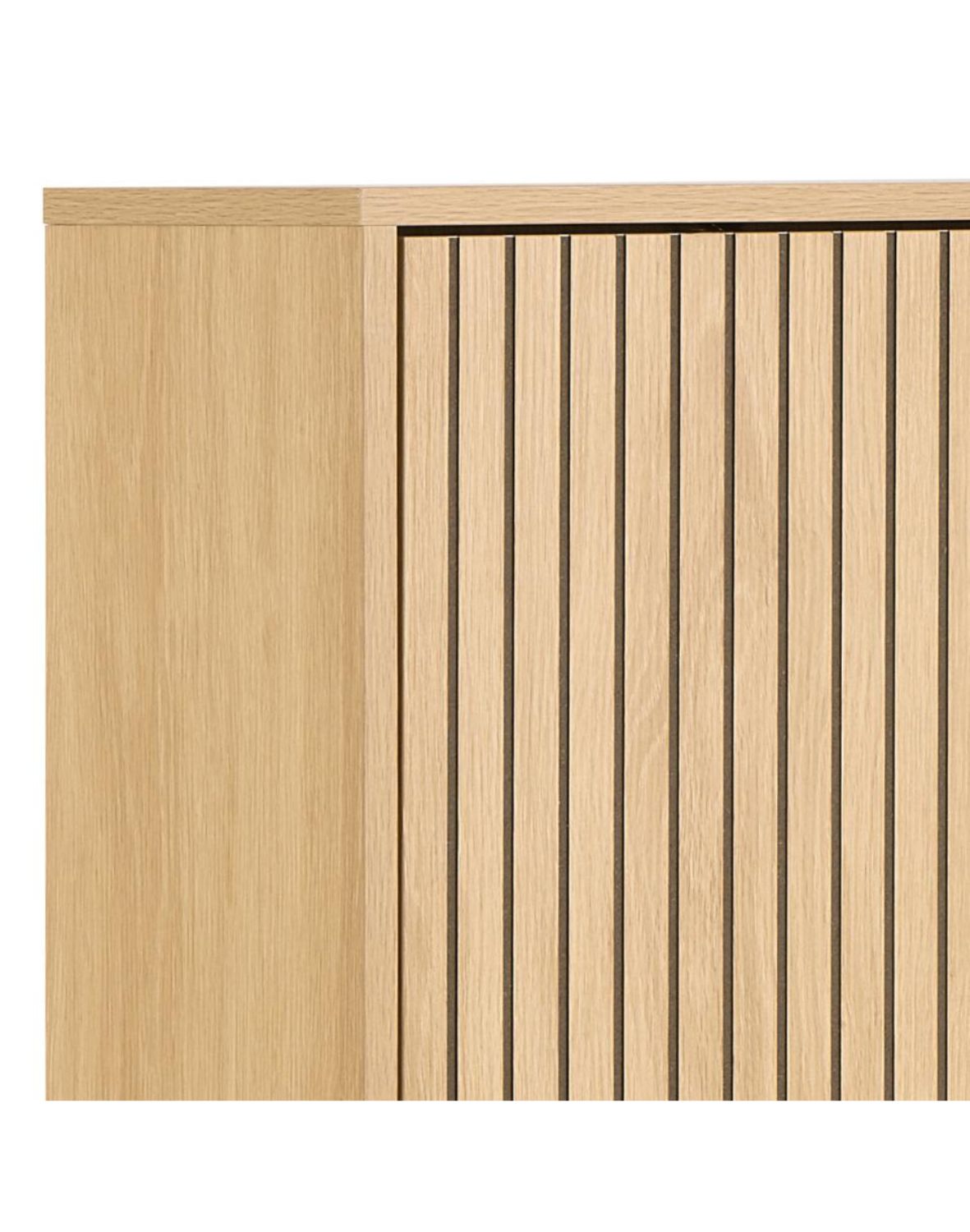 szafka na buty albany, naturalny dąb, lamele (23790)