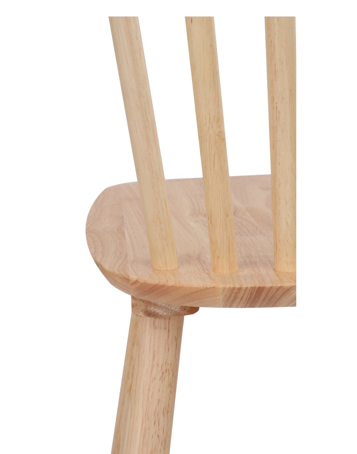 krzesło albero light z litego drewna kauczukowego