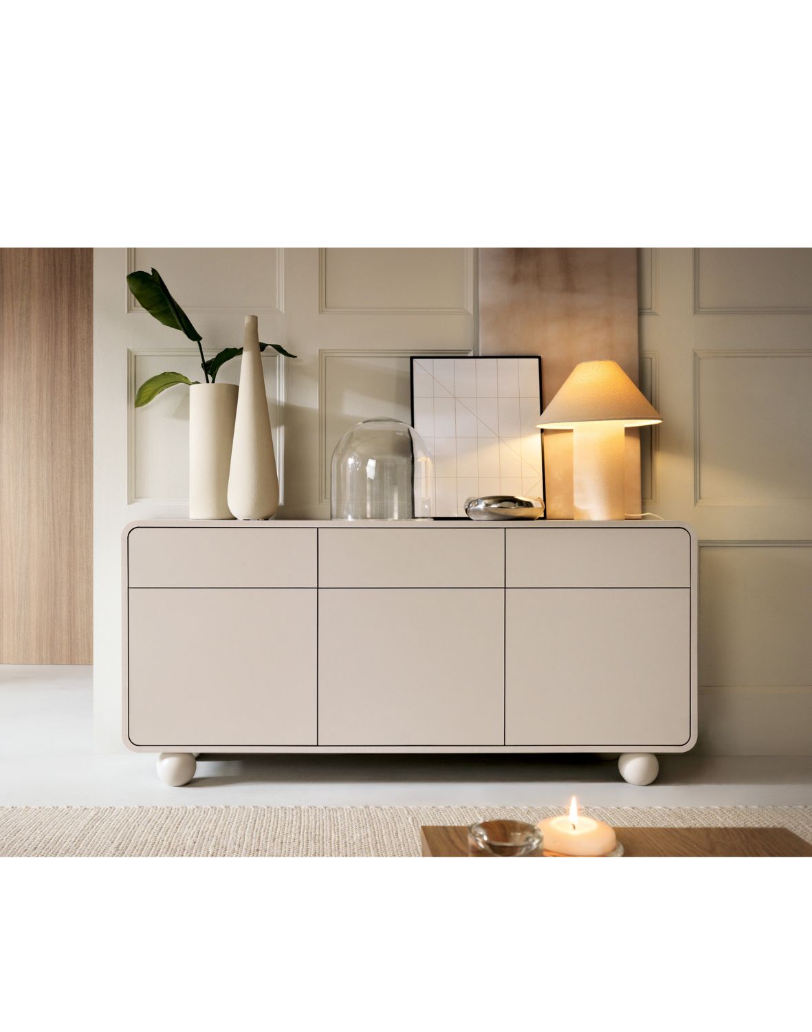 komoda albion z szufladami (ksz160), kaszmirowa