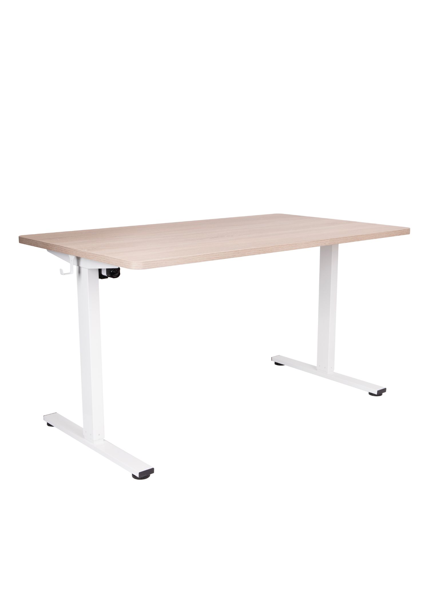 biurko z regulacja wysokosci alto 100 white 140 cm