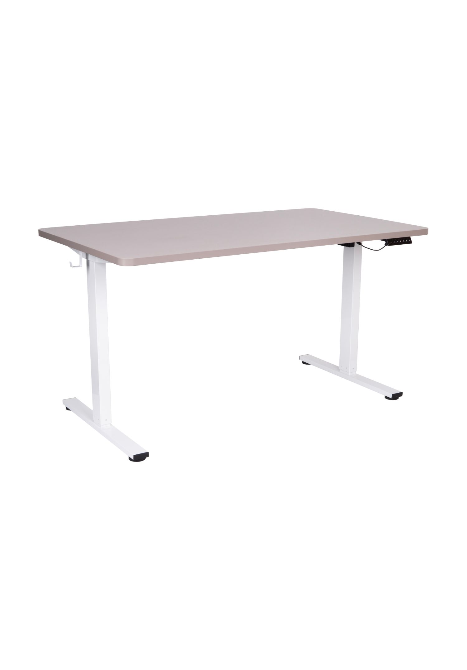 biurko z regulacja wysokosci alto 100 white 160 cm