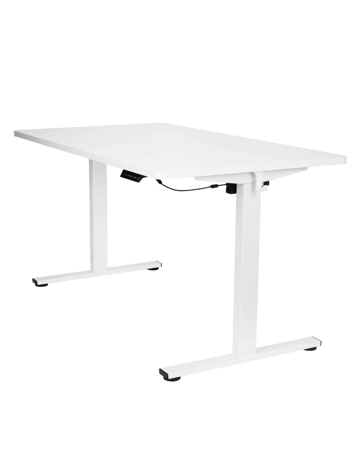 biurko z regulacja wysokosci alto 100 white 120 cm