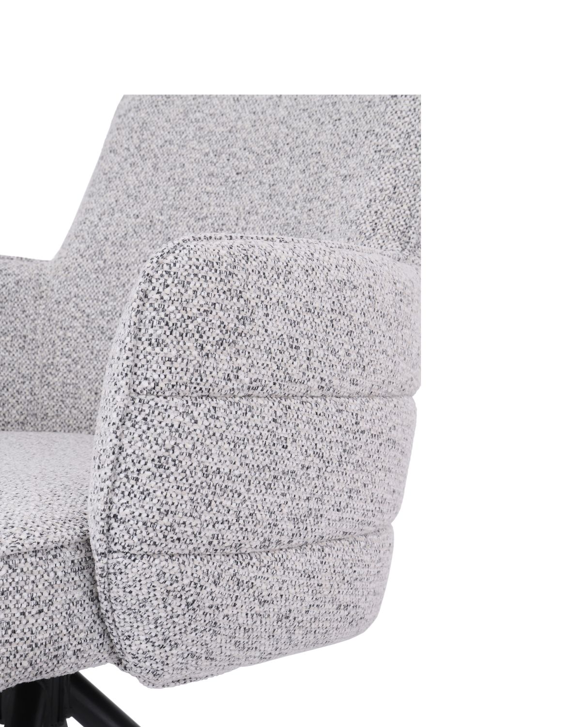 krzesło obrotowe do jadalni apollo, szare