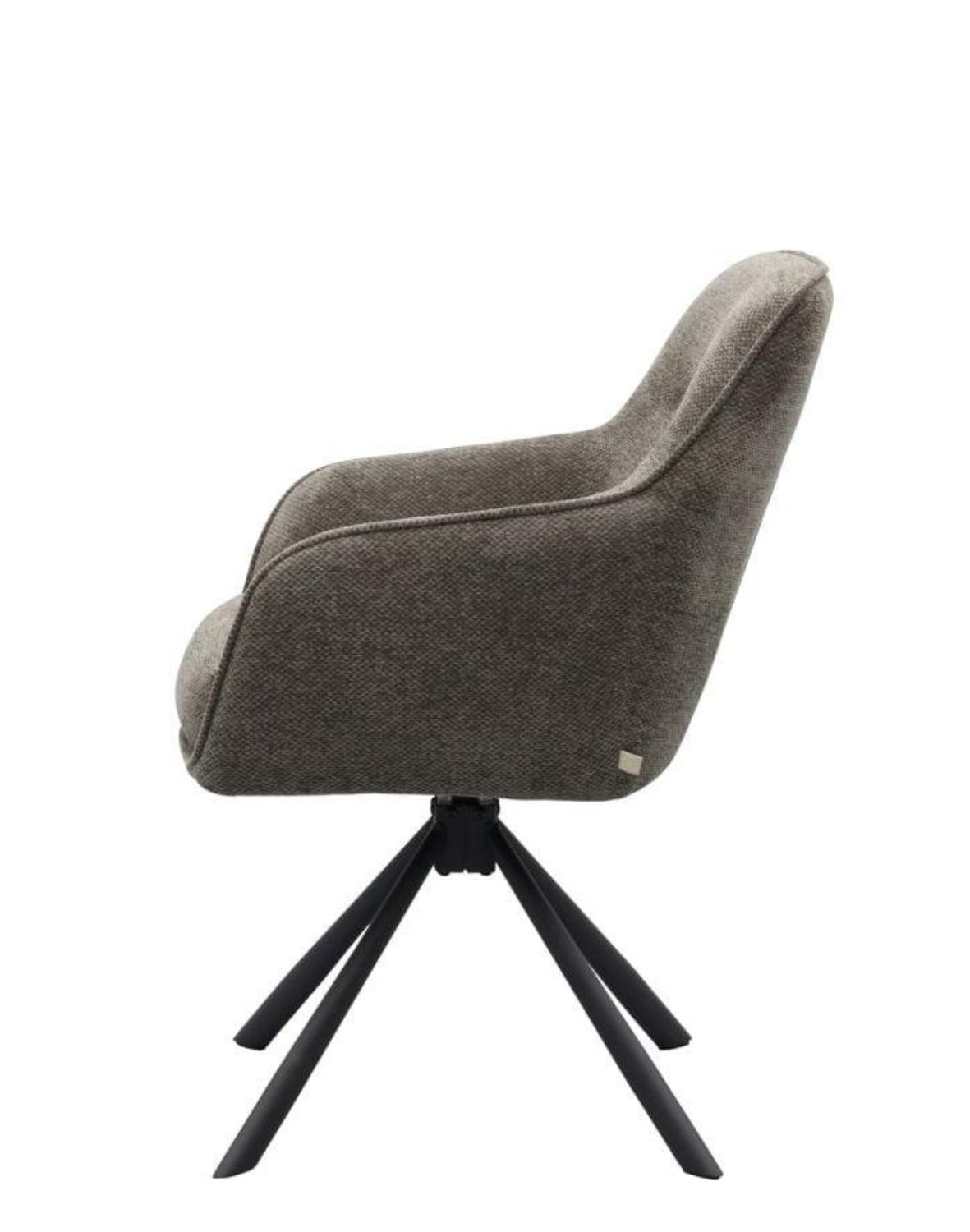 krzesło obrotowe do jadalni avola, chenille grafitowe (51140006)