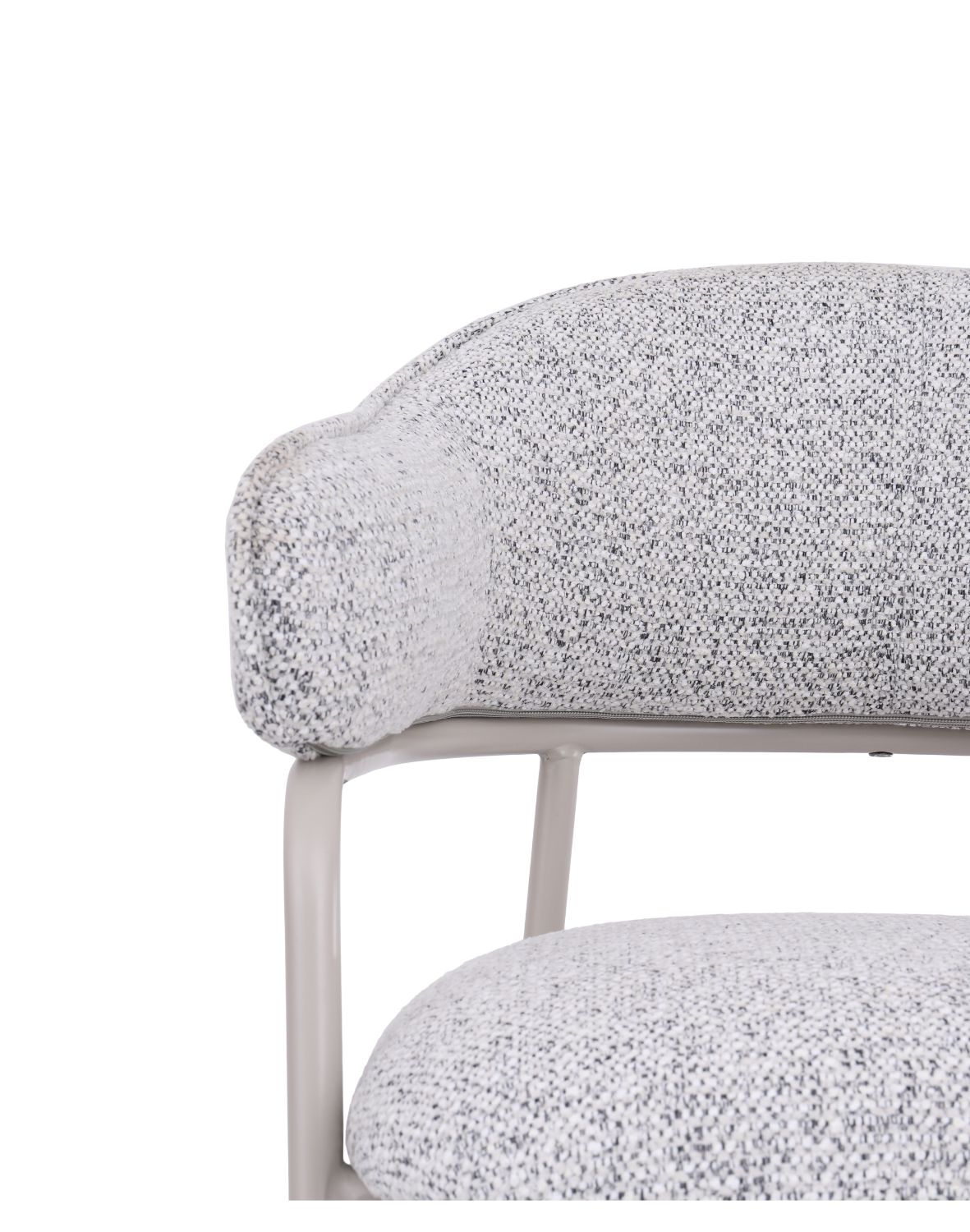 hoker do kuchni z podnóżkiem livia, szary/kaszmir