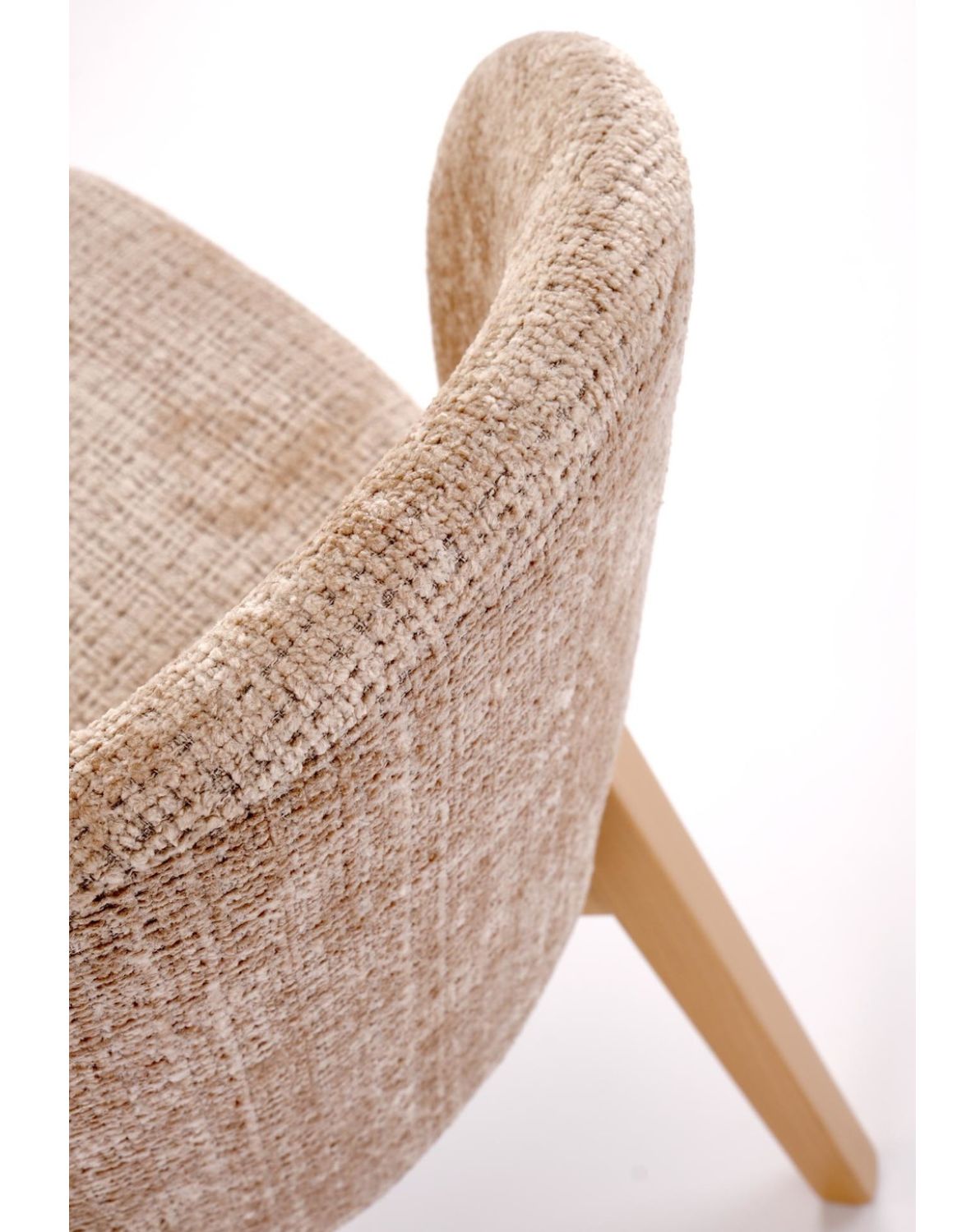 krzesło do jadalni basso, beżowe, drewno bukowe dąb naturalny