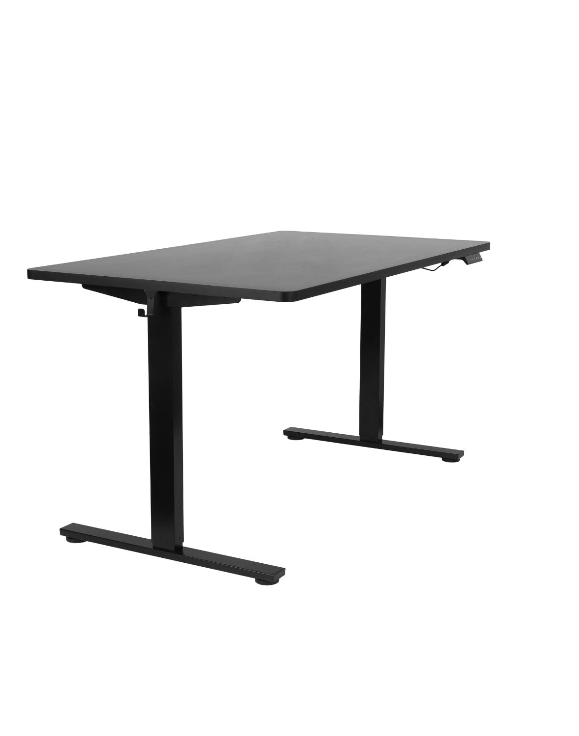 biurko z regulacja wysokosci alto 100 black 120 cm