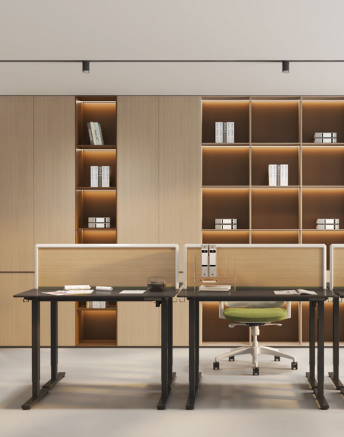 biurko z regulacja wysokosci alto 100 black 140 cm