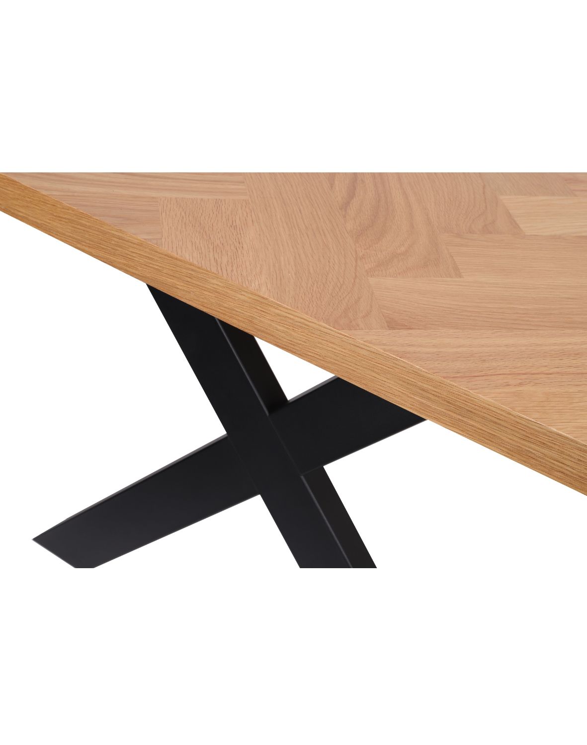 stół bjorn (nat 180 cm), naturalny dąb, jodełka