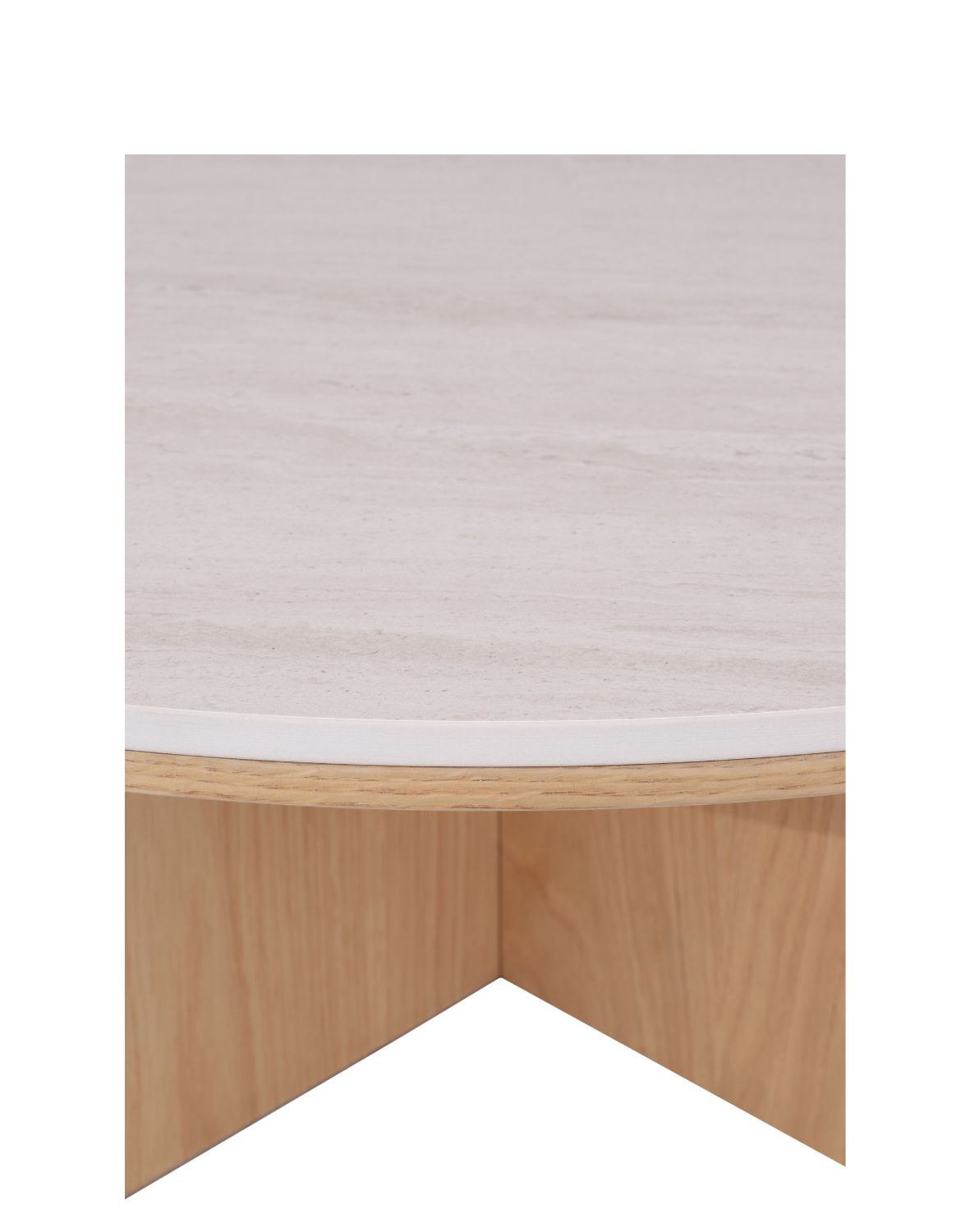 stolik kawowy calypso, dąb naturalny, blat ceramiczny