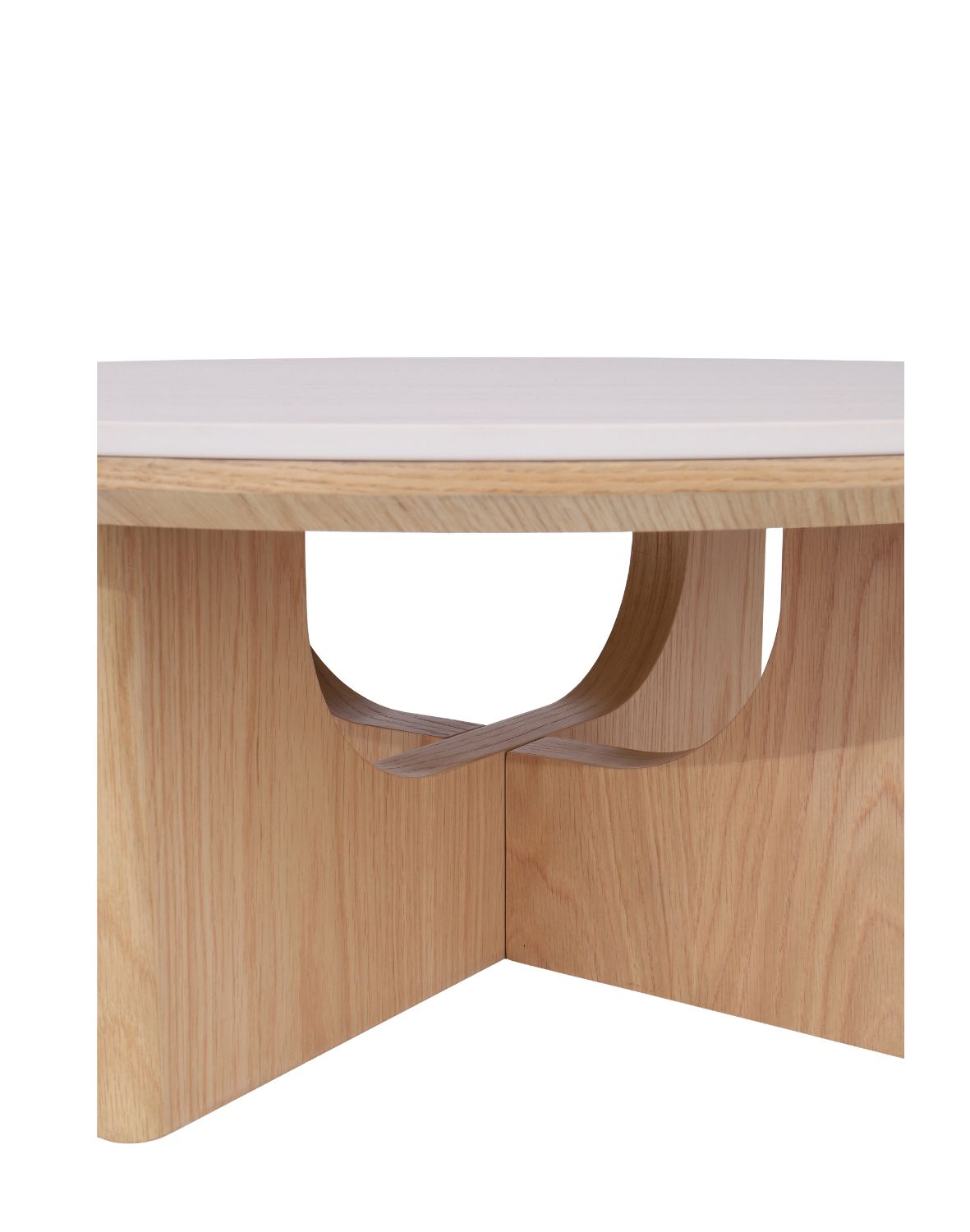 stolik kawowy calypso, dąb naturalny, blat ceramiczny