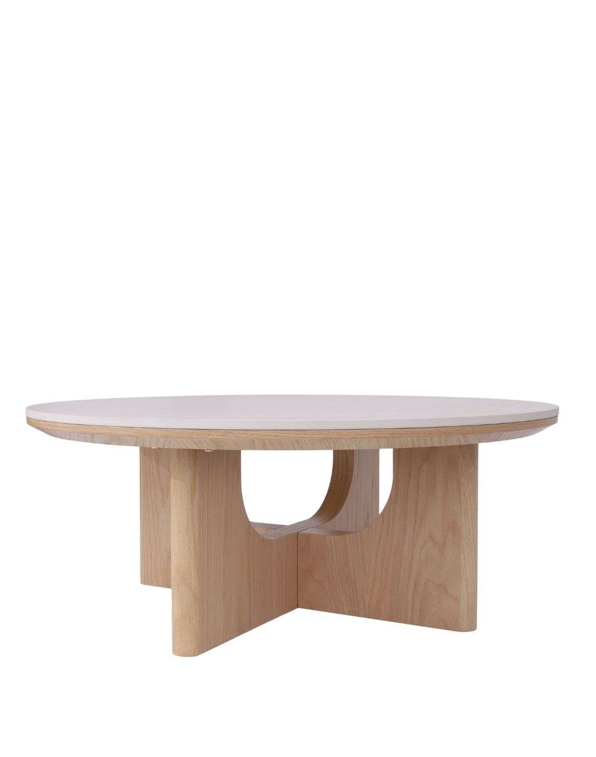 stolik kawowy calypso, dąb naturalny, blat ceramiczny