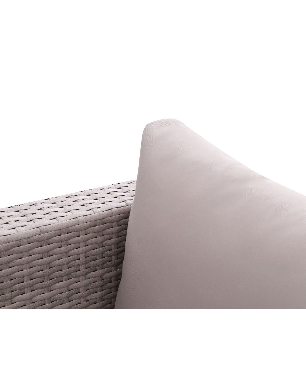 zestaw ogrodowy capri, technorattan, modułowy, brązowo-szary