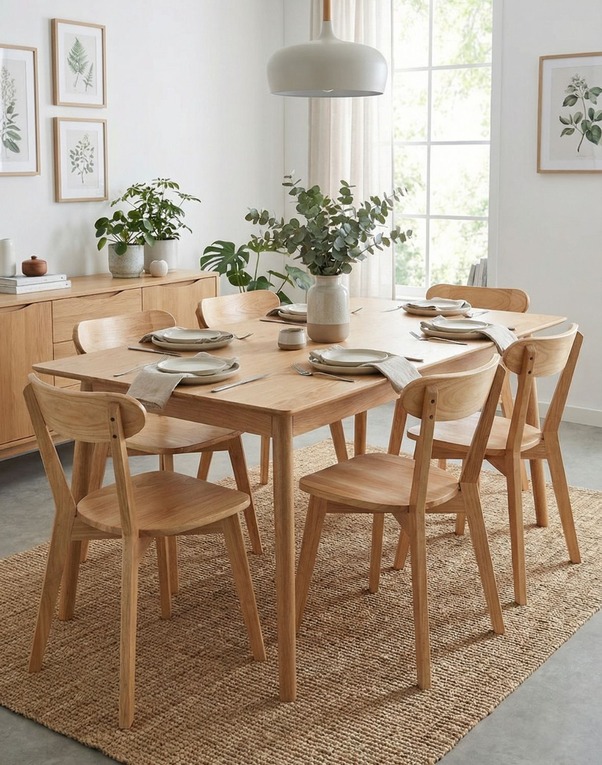 krzesło claro light z litego drewna kauczukowego