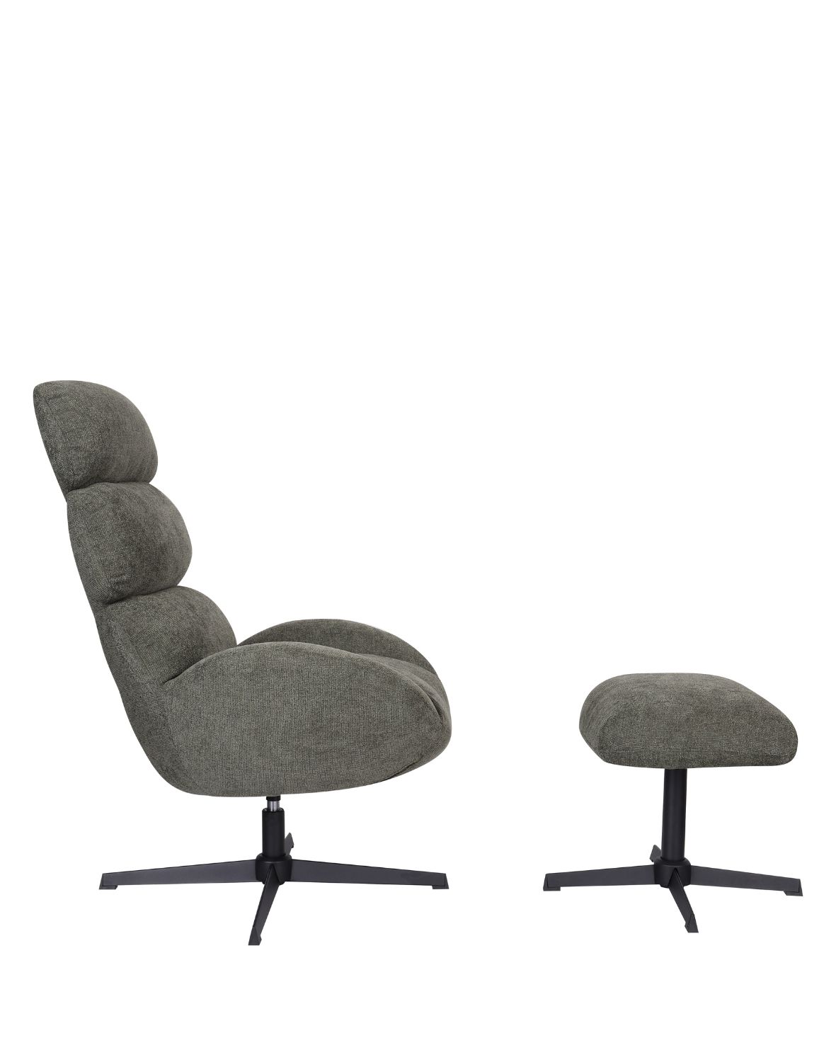 fotel obrotowy cloud z wysokim oparciem, zielony