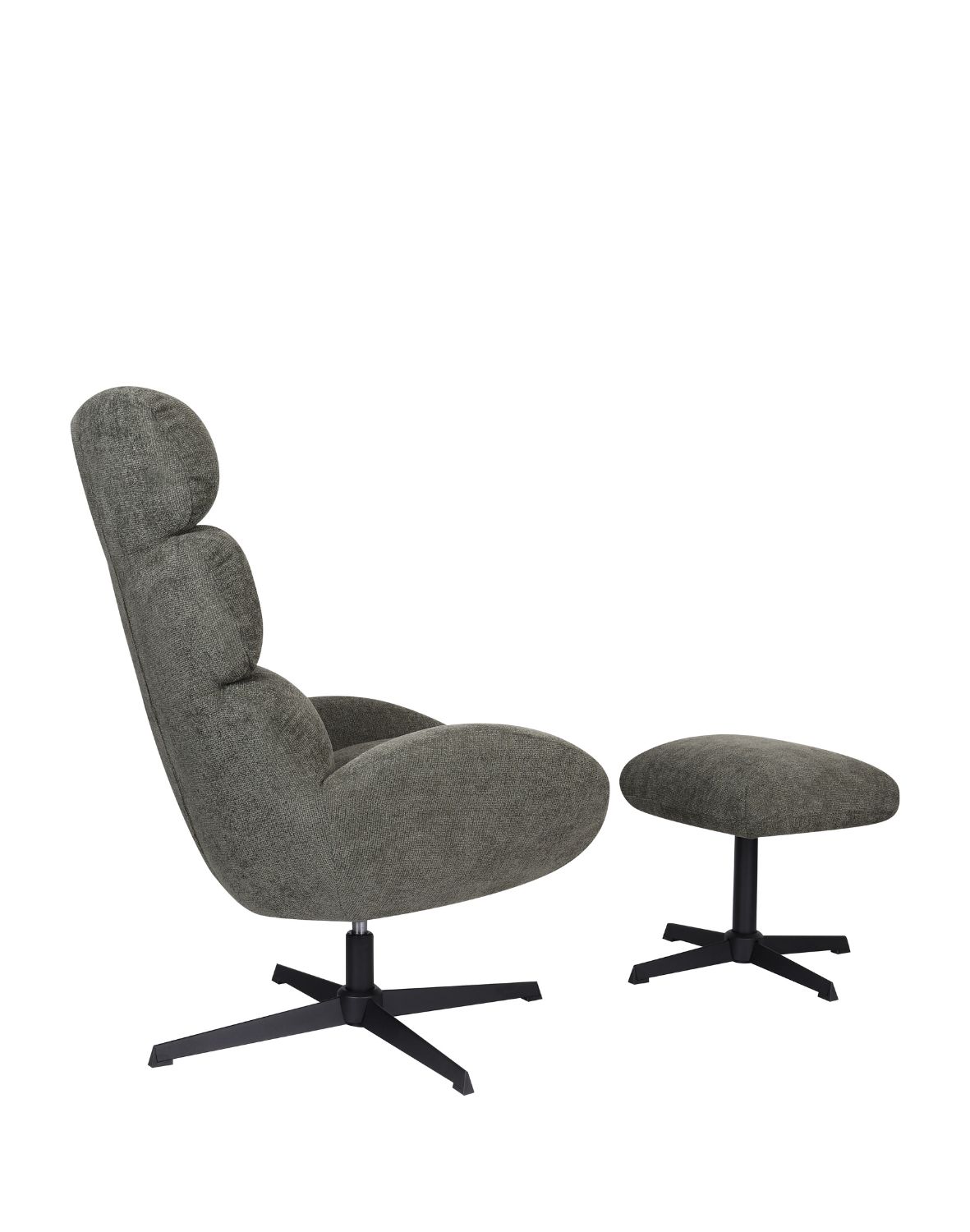 fotel obrotowy cloud z wysokim oparciem, zielony