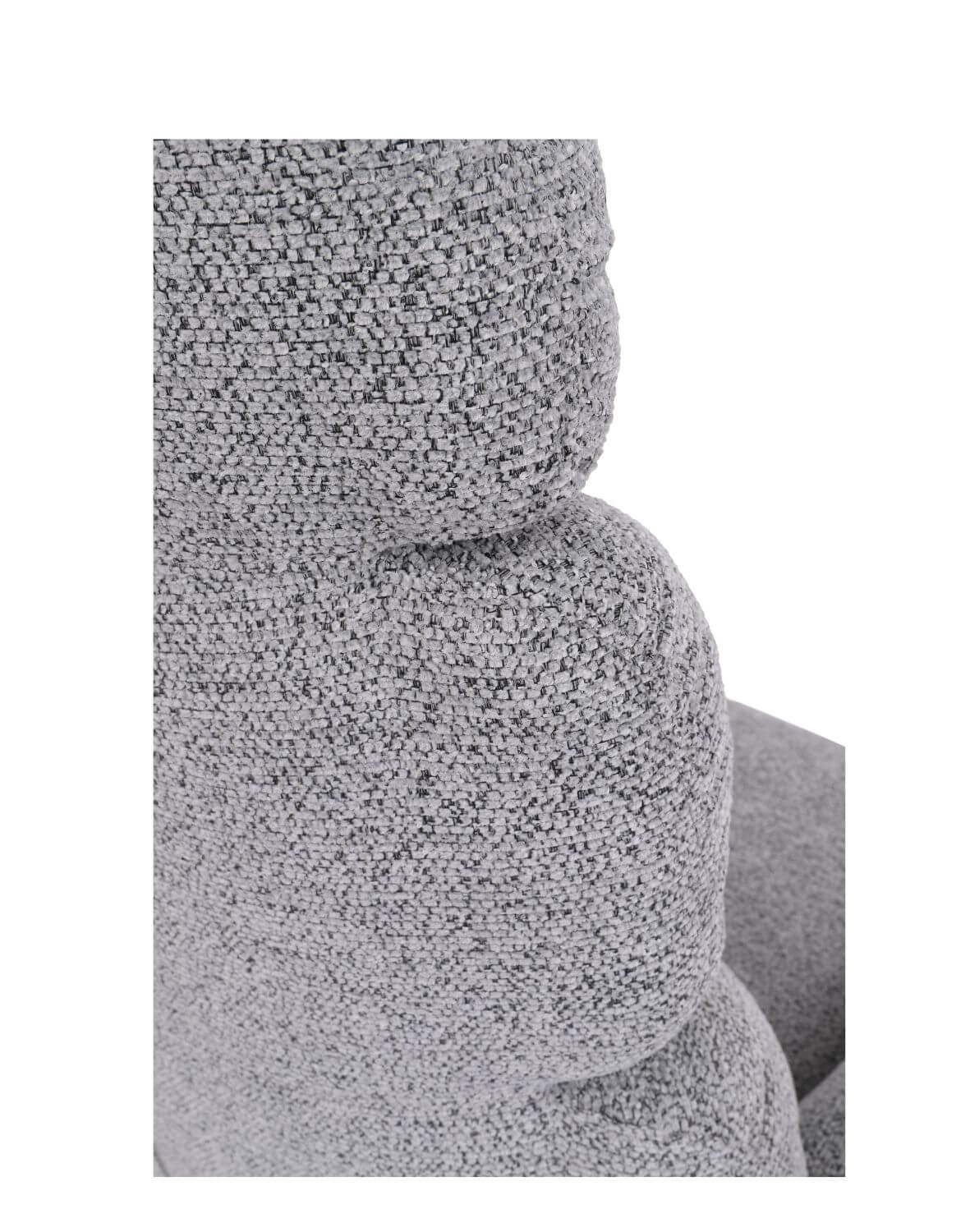 fotel obrotowy cloud z wysokim oparciem, szary