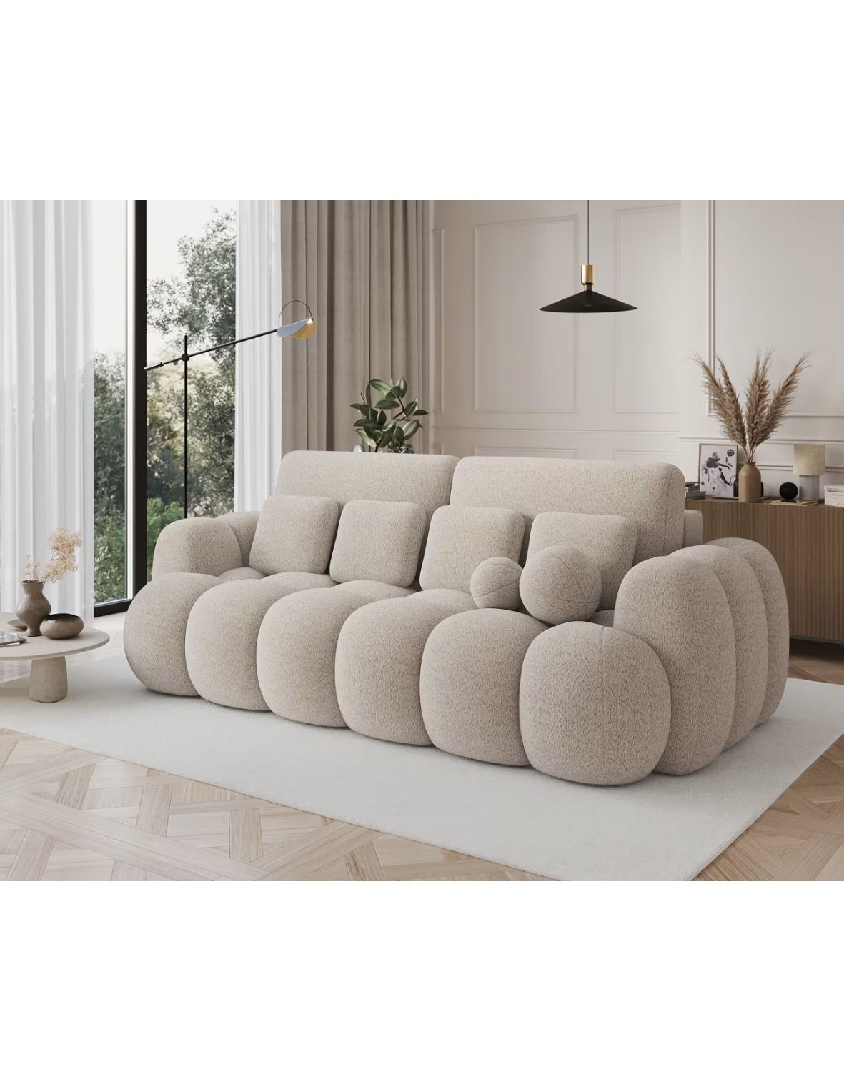 kanapa cotonn z funkcją spania z pojemnikiem