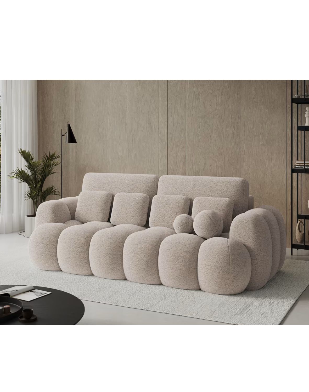 kanapa cotonn z funkcją spania z pojemnikiem