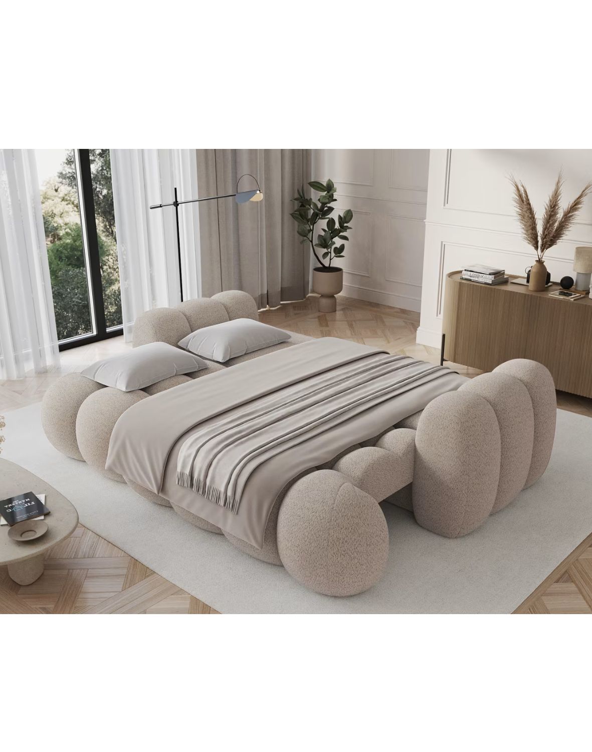 kanapa cotonn z funkcją spania z pojemnikiem