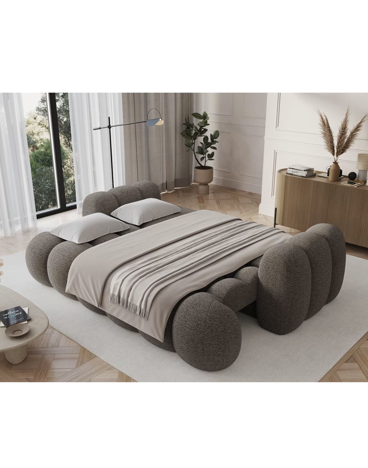 kanapa cotonn z funkcją spania z pojemnikiem