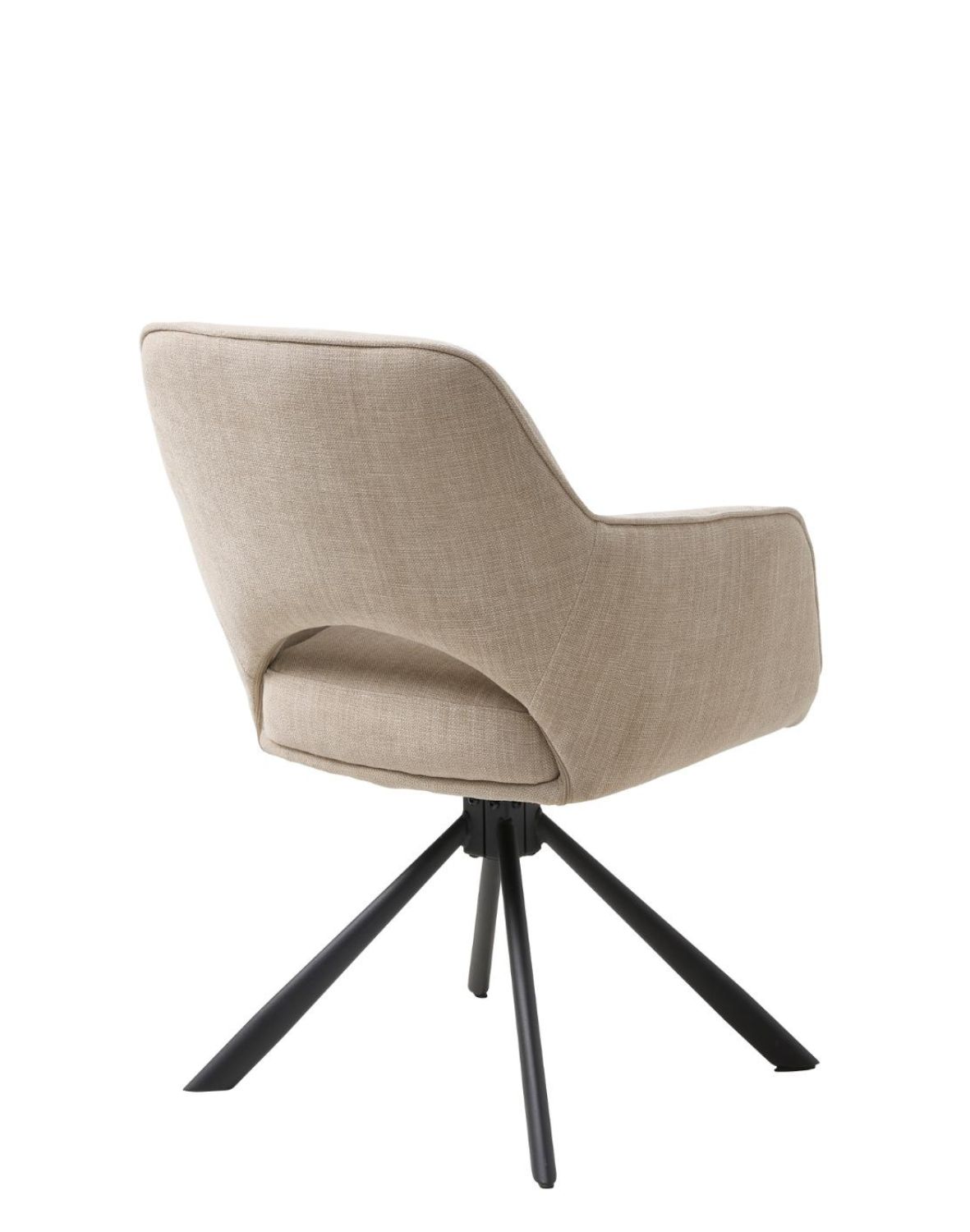 krzesło obrotowe do jadalni cowley, beżowe (54900004)