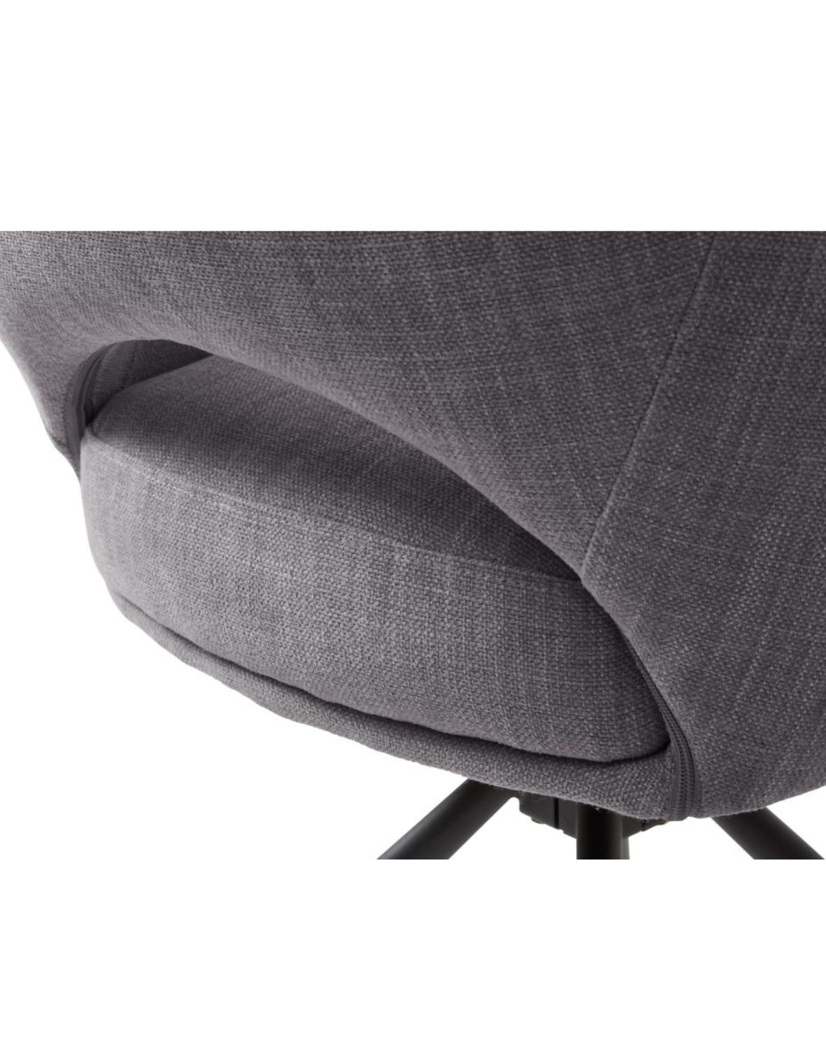 krzesło obrotowe do jadalni cowley, szare (54900003)