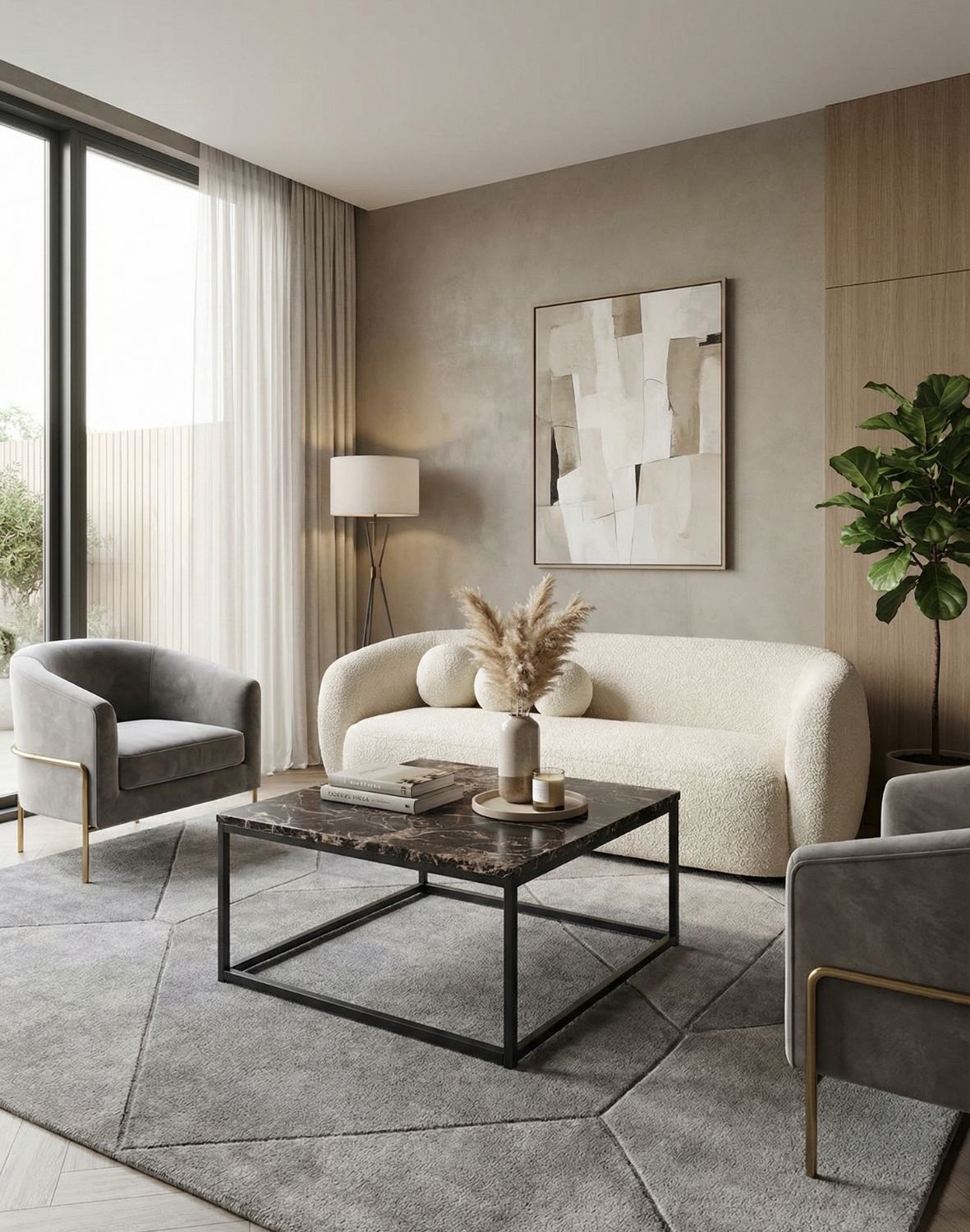 czarny marmurowy stolik kawowy prado