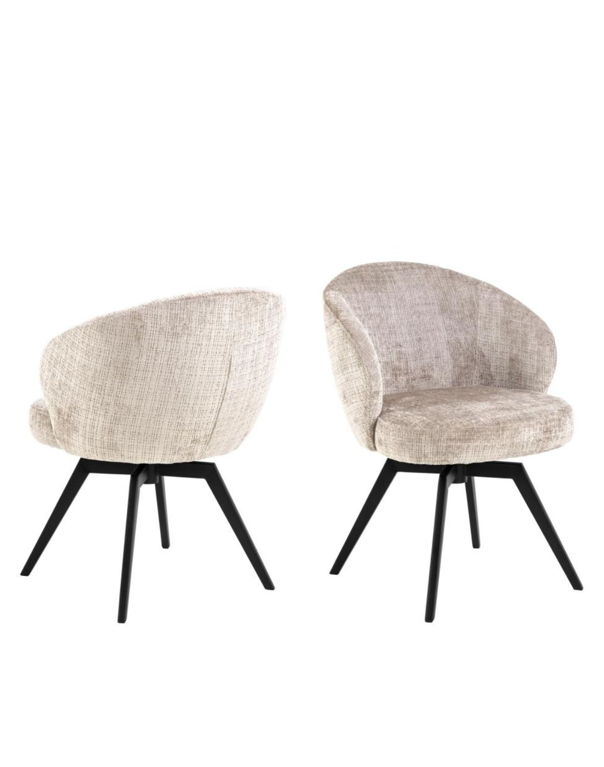 krzesło obrotowe darlene z podłokietnikami, beżowe (09362)