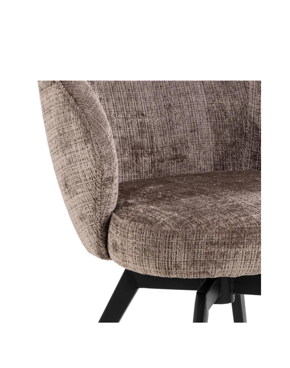 krzesło obrotowe darlene z podłokietnikami, brązowe (09361)