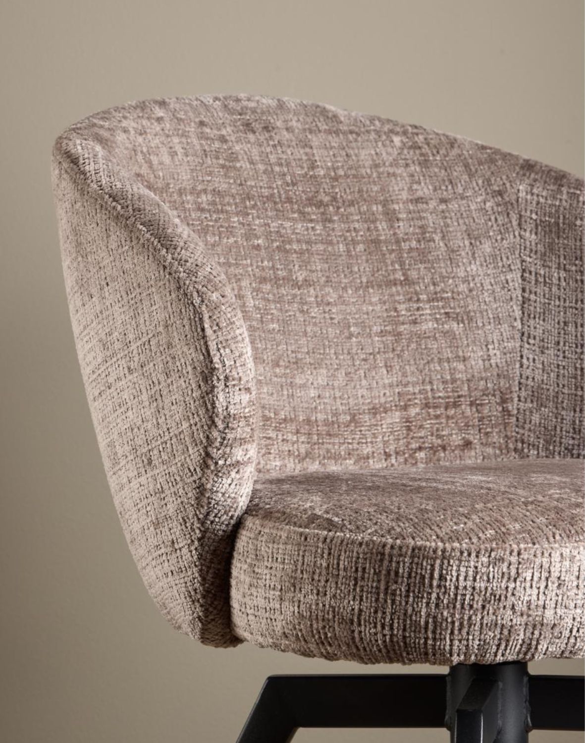 krzesło obrotowe darlene z podłokietnikami, brązowe (09361)