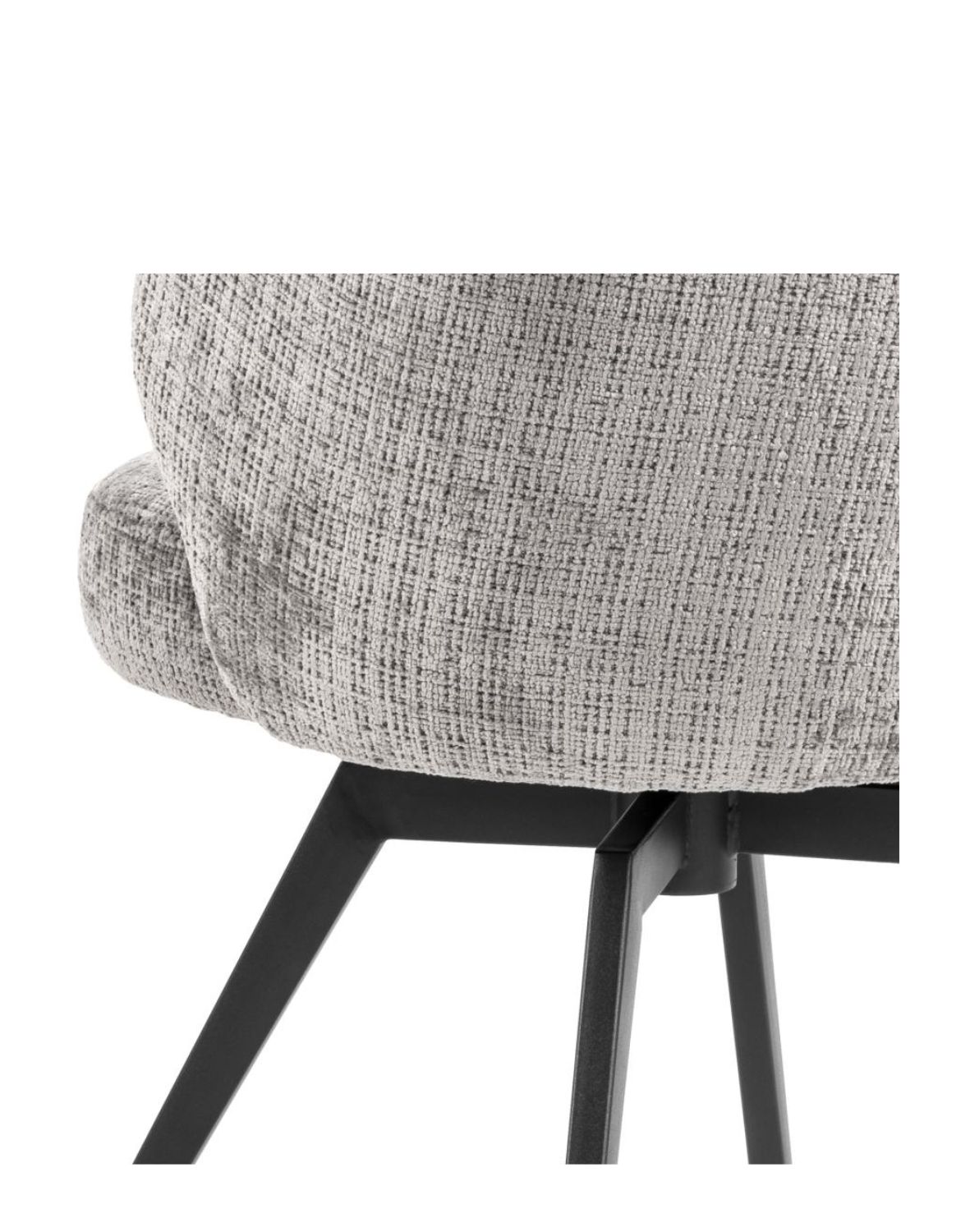 krzesło obrotowe darlene z podłokietnikami, szare (109363)