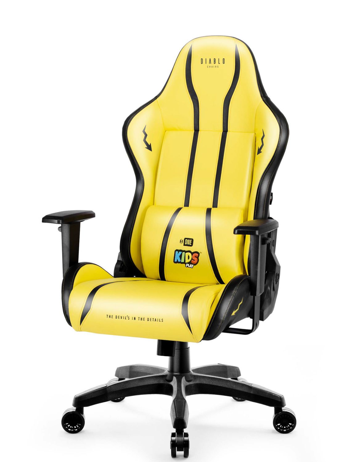Diablo X-One Kids fotel dla dzieci electric yellow zółto-czarny