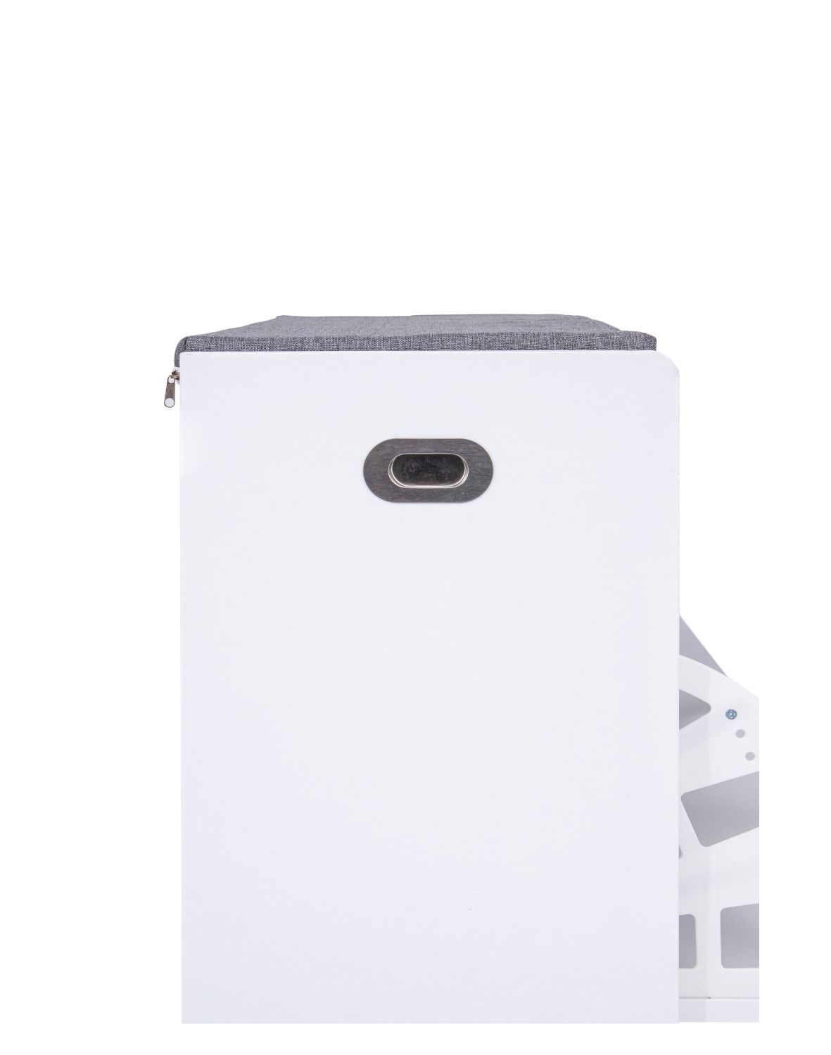 szafka na buty z siedziskiem duna, biała