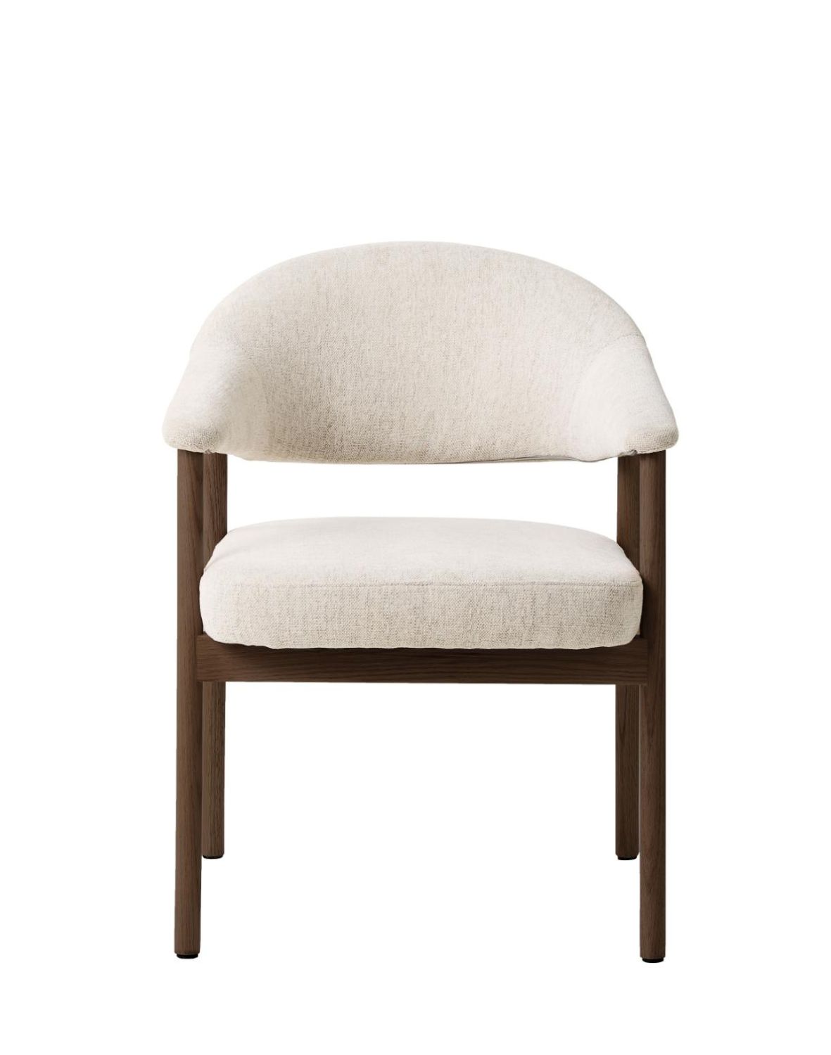 fotel tapicerowany elk, ciemny dąb (56160100)