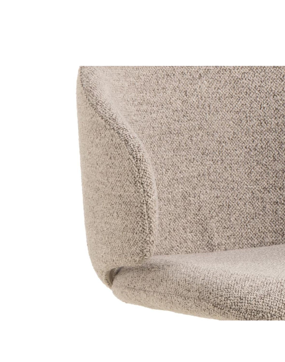 krzesło do jadalni ella, beżowe (09559) z funkcją obrotu