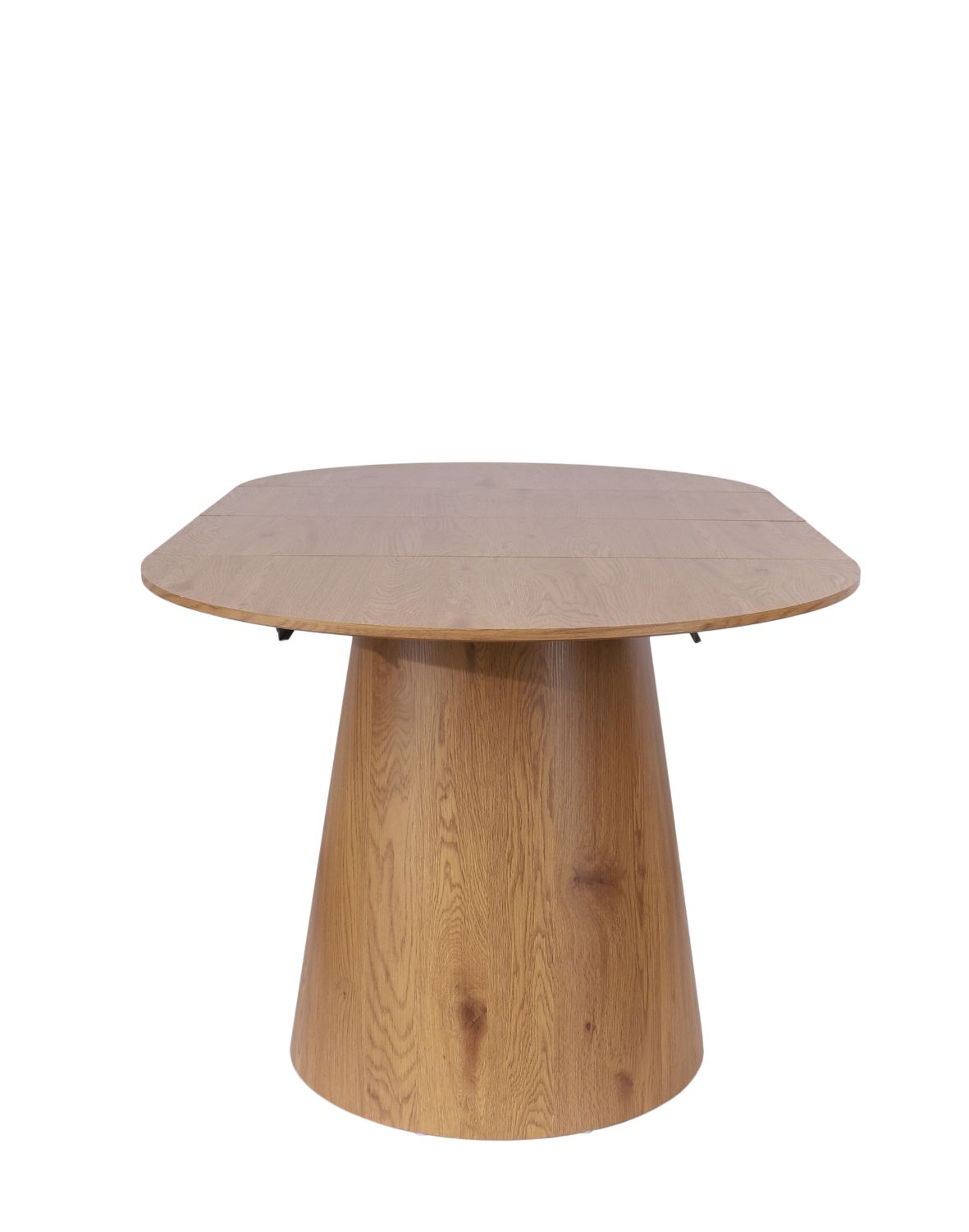 stół okrągły rozkładany enzo m plus, 100-180 cm, dziki dąb