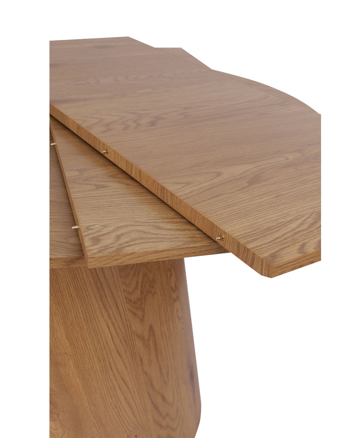 stół okrągły rozkładany enzo m plus, 100-180 cm, dziki dąb