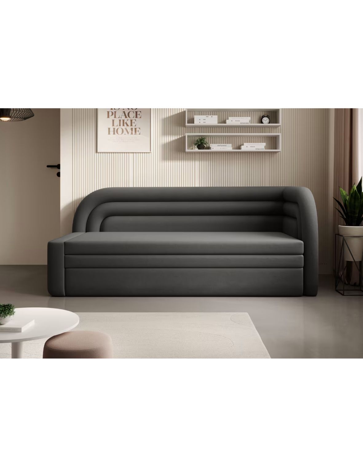 kanapa z funkcją spania fabillo, nowoczesna, wygodna, z pojemnikiem