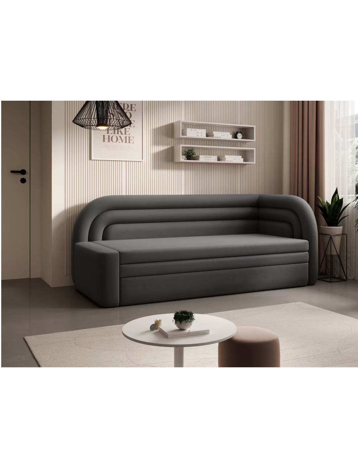 kanapa z funkcją spania fabillo, nowoczesna, wygodna, z pojemnikiem