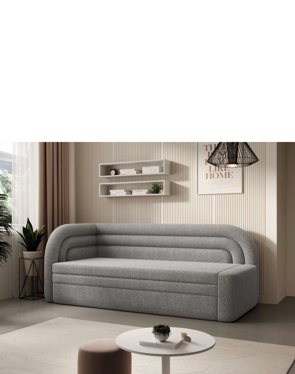 kanapa z funkcją spania fabillo z pojemnikiem - dostawa express