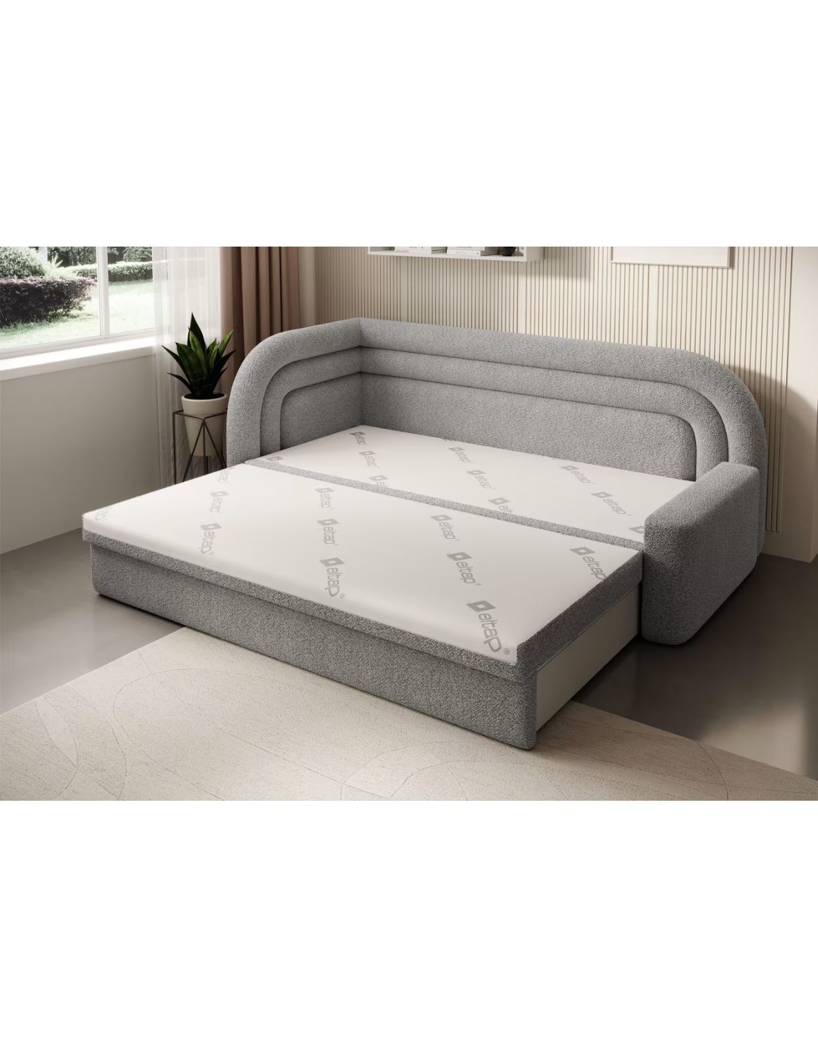 kanapa z funkcją spania fabillo z pojemnikiem - dostawa express