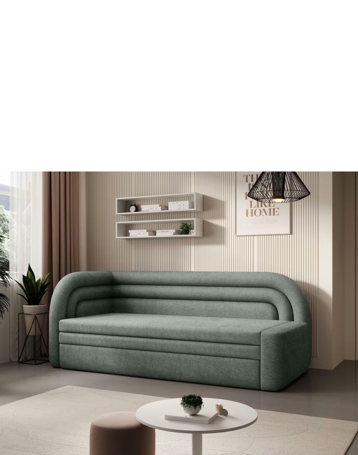 kanapa z funkcją spania fabillo, nowoczesna, wygodna, z pojemnikiem