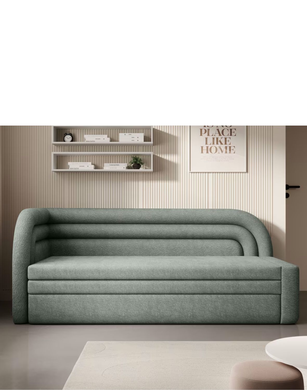 kanapa z funkcją spania fabillo, nowoczesna, wygodna, z pojemnikiem