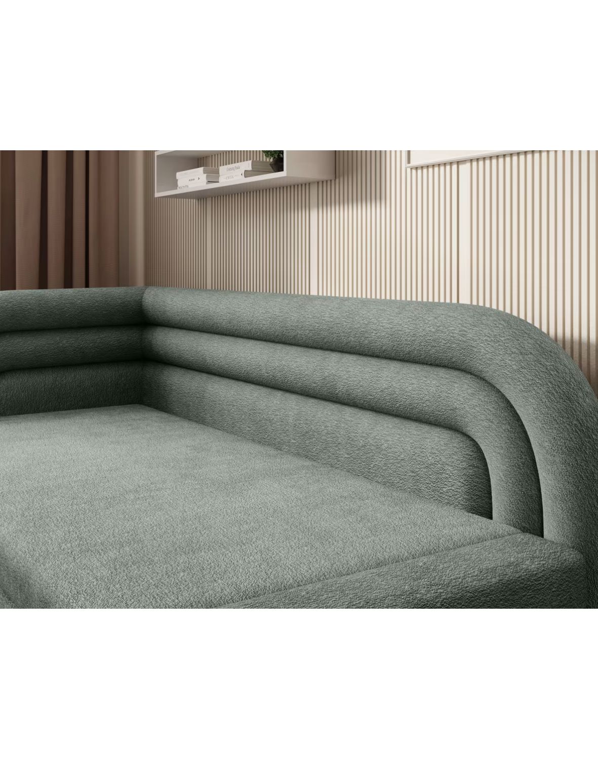 kanapa z funkcją spania fabillo, nowoczesna, wygodna, z pojemnikiem