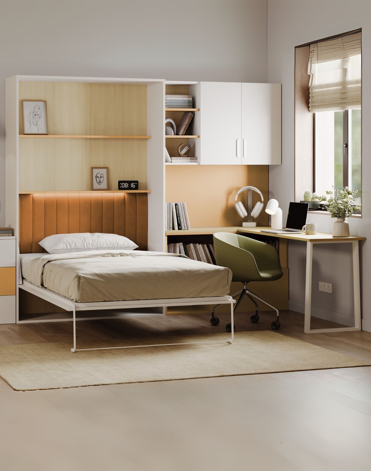 polkotapczan flexi bed lumi zolty curry