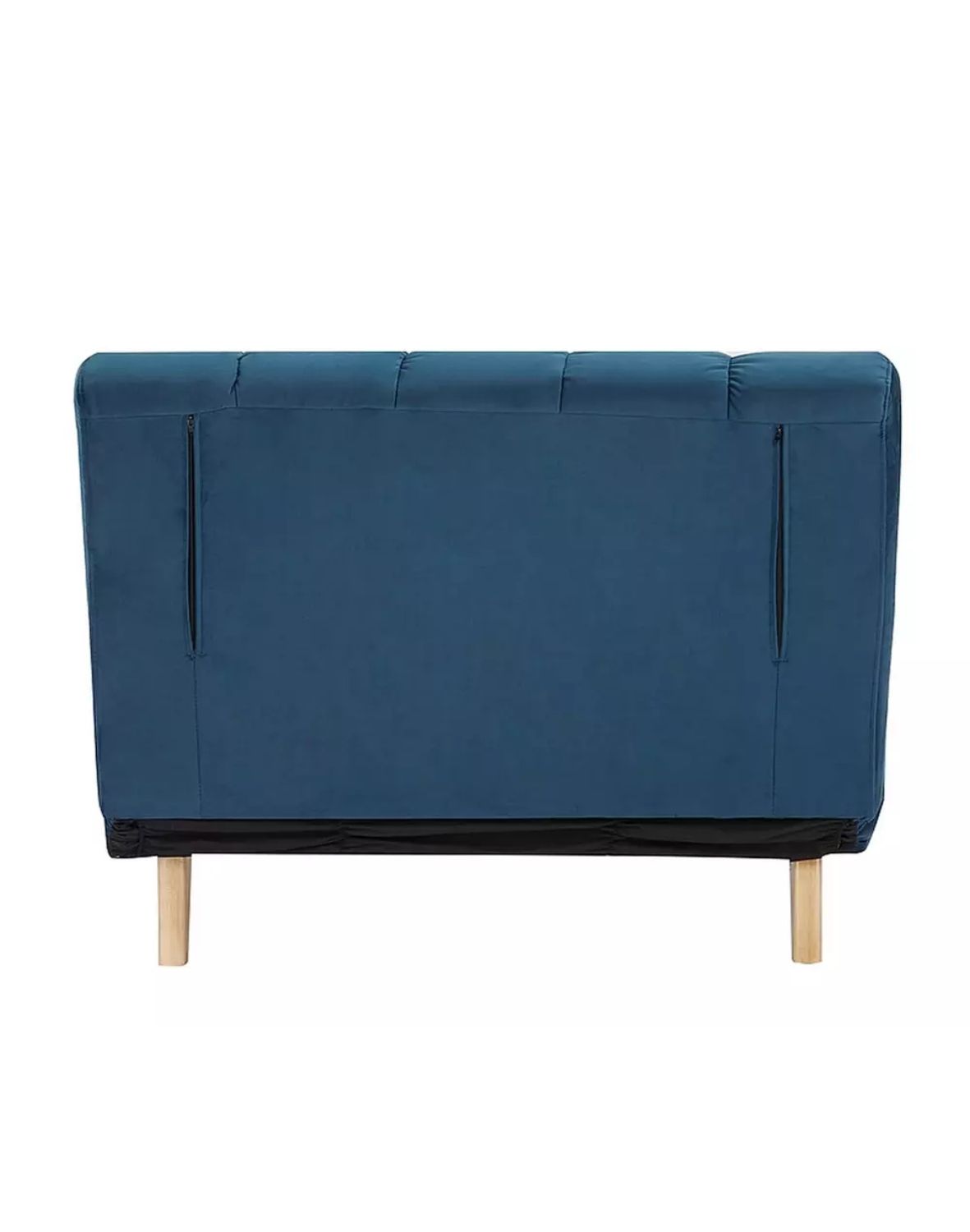 fotel rozkladany billy velvet niebieski