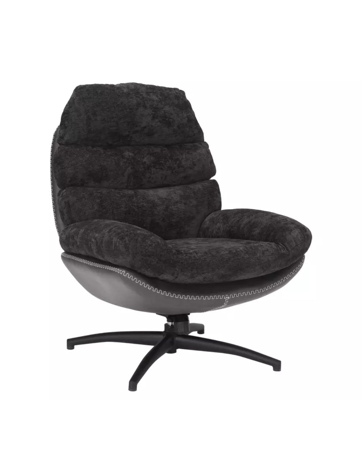 fotel obrotowy giselle czarny